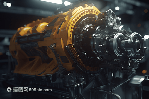 機械臂組裝汽車零件